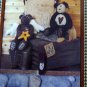 Country Lodge Moose Snowman Bear Dolls Pattern Book - FREE SHIPPING