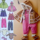 Babies Poncho, Booties, Jumper Pattern S 4054 - FREE SHIPPING