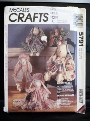 Bunny Wear Pattern by Faye Wine FREE SHIPPING