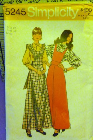 Vintage Blouse & Jumper Misses' Size 12 Pattern