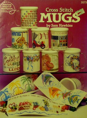 Mugs Cross Stitch by Sam Hawkins - Free Shipping