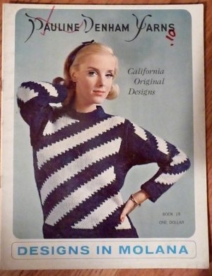 Pauline Denham Yarns California Original Designs Book 19 - Free Shipping