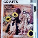Crow Dolls with Clothes pattern M 885 FREE SHIPPING