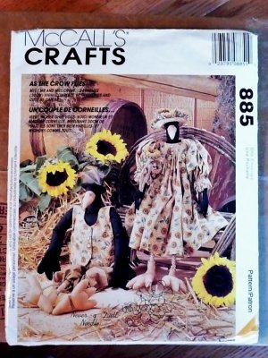 Crow Dolls with Clothes pattern M 885 FREE SHIPPING