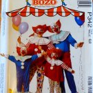 Bozo The Clown Costume Pattern child 6-8 Rare Collector  FREE SHIPPING