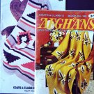 Two Afghan Pattern Books  FREE SHIPPING
