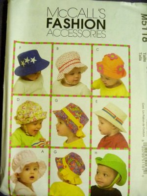 Infants Hats Pattern  McCalls 5118 - FREE SHIPPING