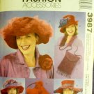 Red Hats Society Pattern Misses Hats & Purse Pattern M3987 - FREE SHIPPING