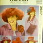 Red Hats Society Pattern Misses Hats & Purse Pattern M3987 - FREE SHIPPING