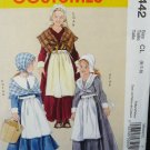 Girls' Pilgrim Costumes Pattern M 5442 - FREE SHIPPING