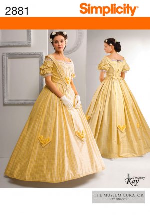 Misses Civil War Museum Curator Skirt and Top Pattern S 2881  - FREE SHIPPING