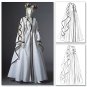 Misses Renaissance Dress Pattern Two Styles M 4997- FREE SHIPPING