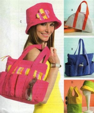 Hats and Handbags Pattern B 4821 - FREE SHIPPING