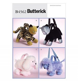 Soft Animal Purses Pattern B 4562 - FREE SHIPPING