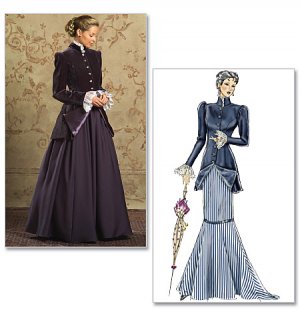 Misses/Petite Early 20th Century 'Marking History' Costume Pattern B 4954 - FREE SHIPPING