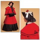 Misses Victorian Long Cloak, Skirt, Bonnet & Muff 'Making History' Pattern B5266 - FREE SHIPPING