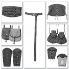 Making History B 5371 Men/Misses Wrist Bracers, Corset, Belt & Pouches Pattern - FREE SHIPPING