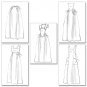 New Apron Pattern 'Making History' 5 Styles B 5509 - FREE SHIPPING