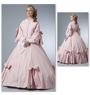 Misses Civil War Costume Pattern B 5543 - FREE SHIPPING