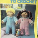 Sleepwear to Crochet For 16" Soft Sculpture Dolls - Leisure Arts #451
