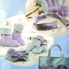 Spa Accessories, Mitts And Boots In Three Sizes Pattern S 4495 - FREE SHIPPING