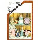 Vintage Baby Doll Wardrobe Pattern S 5615 - FREE SHIPPING