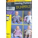 Sewing For Dummies Baby Doll Clothes S 7071 - FREE SHIPPING