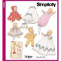 Baby Doll Clothes Pattern Vintage Reprint S 5215 - FREE SHIPPING