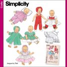 Baby Doll Clothes Pattern Vintage Reprint S 4707 - FREE SHIPPING