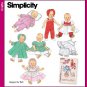 Baby Doll Clothes Pattern Vintage Reprint S 4707 - FREE SHIPPING