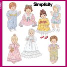 Baby Doll Clothes Pattern S 5419 - FREE SHIPPING