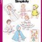 Baby Doll Clothes Pattern Vintage Reprint S 3883 - FREE SHIPPING