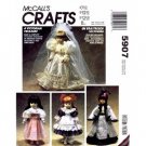 Vintage Victorian Doll Wedding Gown & Wardrobe Pattern - FREE SHIPPING
