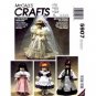 Vintage Victorian Doll Wedding Gown & Wardrobe Pattern - FREE SHIPPING