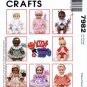 Vintage Waterbabies Wardrobe Pattern M 7982 - FREE SHIPPING