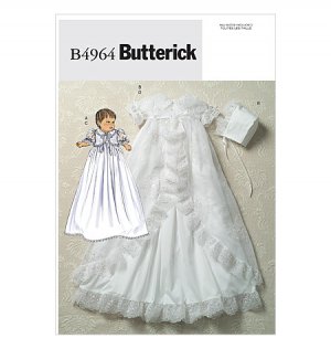 Infants' Baptismal Ensemble Pattern  B 4964 - FREE SHIPPING