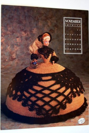 Annie's Calendar Bed Doll Society 1991 Collectors Series, Miss November Barbie - FREE SHIPPING