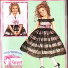 Daisy Kingdom Girls Dress and Capelet S 4062- FREE SHIPPING