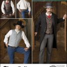 Old West Frock Coat, Vest & Shirt Pattern S 2895 - FREE SHIPPING