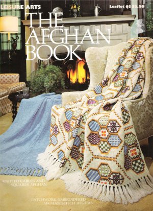 The Afghan Book Leisure Arts 63 - FREE SHIPPING