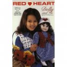Red Heart Book 1436 Dolly & Me Knit & Crochet Patterns - FREE SHIPPING