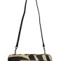 Zebra Print Flat Wallet w/ Pocket & Strap- Pink