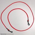Red eyeglasses cord - optical frame chain holder