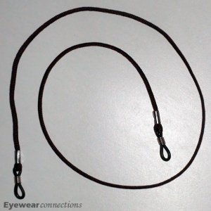 Brown eyeglasses cord - optical frame chain holder