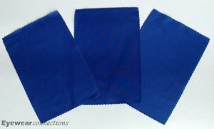 3 Blue Microfiber Cleaning Cloth
