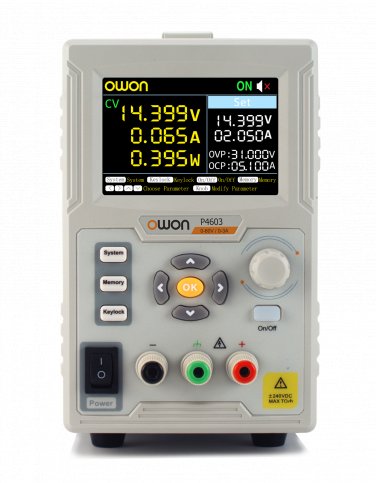 OWON P4603 Single Channel 180W maximum output 0 - 60V / 0 - 3A output range Line