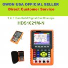 Handheld OWON HDS1021M-N Digital Oscilloscope FFT Waveform Record & Replay SCPI