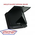LILLIPUT 7'' 665/S/P SDI HDMI 1024X600 LP-E6 Battery + sunhood BlackMagic BMCC