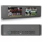 LILLIPUT RM-7028S Dual 7" 3RU Rack Monitors IPS screens viewing SD HD AND 3G-SDI