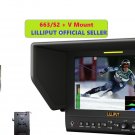 Lilliput 7" 663/S2 1280X800 IPS Peaking Focus SDI HDMI In&out + V mount+Gimbal